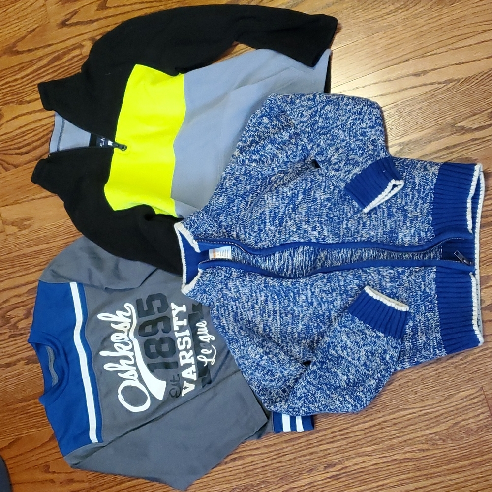 Lot Boys 5t/6 Winter Long Sleeve Shirts. Oshkosh, Children's Place, Gymboree.